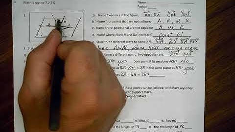 Math 1 Unit 7 Review