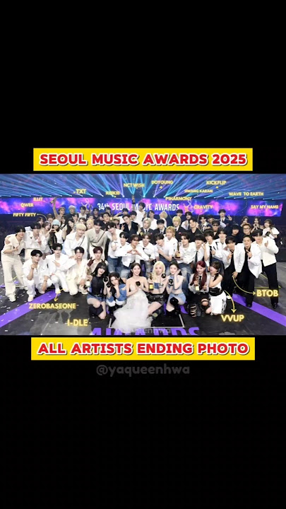 All Artists Ending Seoul Music Awards 2025🏆 VVUP i-dle TXT ZEROBASEONE NCT WISH ILLIT FIFTY FIFTY...