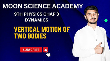 Vertical motion of two bodies | 9th physics |chap.3 dynamics|
