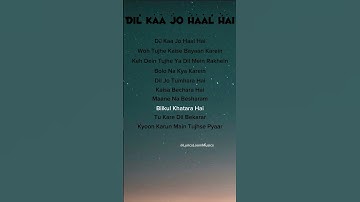 Thumbnail of Abhijeet Bhattacharya & Shreya Ghoshal – Dil Ka Jo Haal Hai song (Lyrics) #songlyrics #love #lyrics