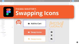 Figma Tips ⚡ - Swapping Button Icons using Variants [old]