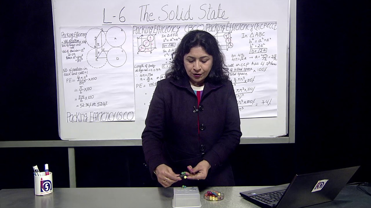 ⁣Lesson - 06 : The Solid State Part - 02 (Closed Packed  Structures of Solids)
