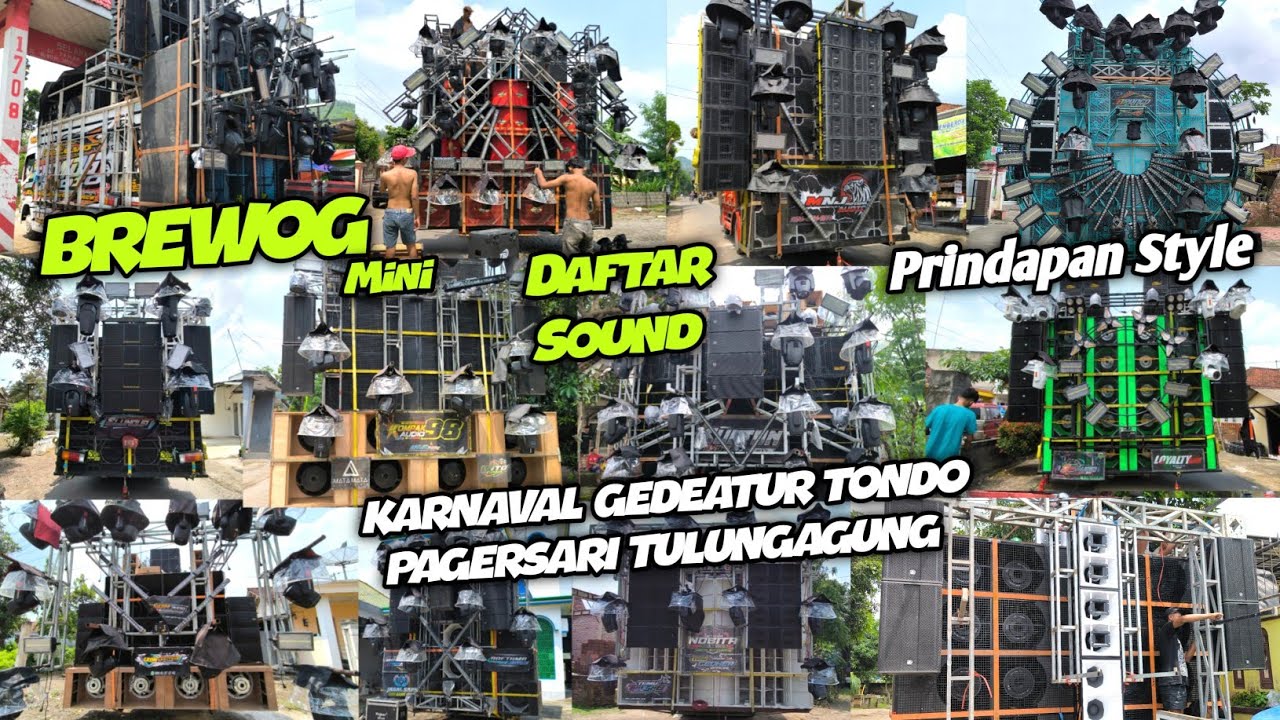 Brewog & Santri Boy berhadapan🔥 Daftar Sound Karnaval Gedeatur Tondo Tulungagung