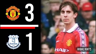 Manchester United v Everton | Highlights | 1998/1999