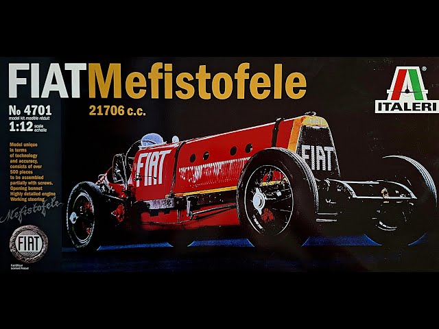 Fiat Mefistofele Italeri 1/12 Part-1 - YouTube