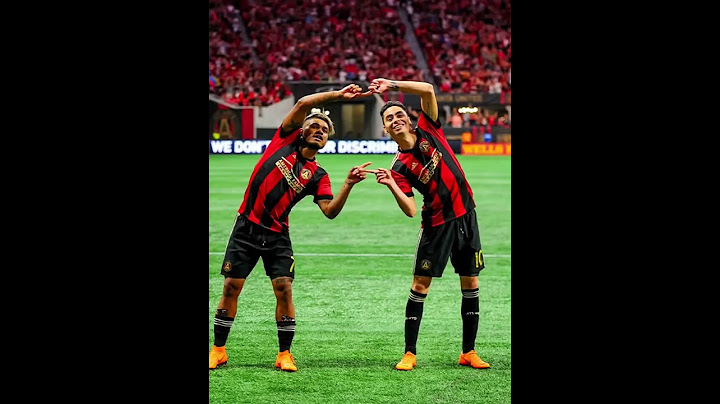 Best friends 😌  Almirón x Martinez when they were playing for Atlanta united