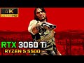 Red Dead Redemption | RTX 3060 Ti + Ryzen 5 5500 | 1080p, 1440p and 4K | Benchmark