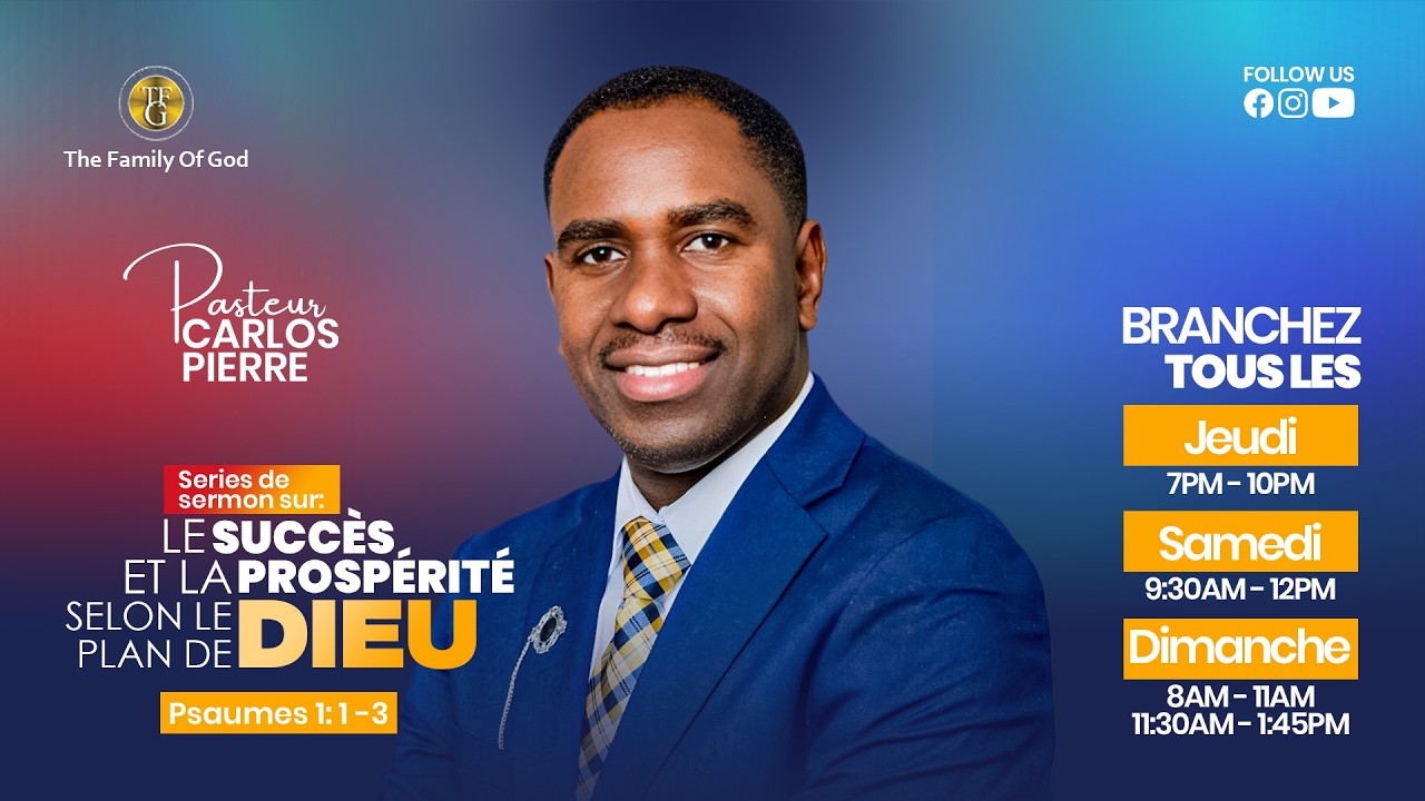 11:30AM Service D'adoration | The Family of God | 03/01/2026 | 6012 Nw 9th Ct Margate, FL 33063