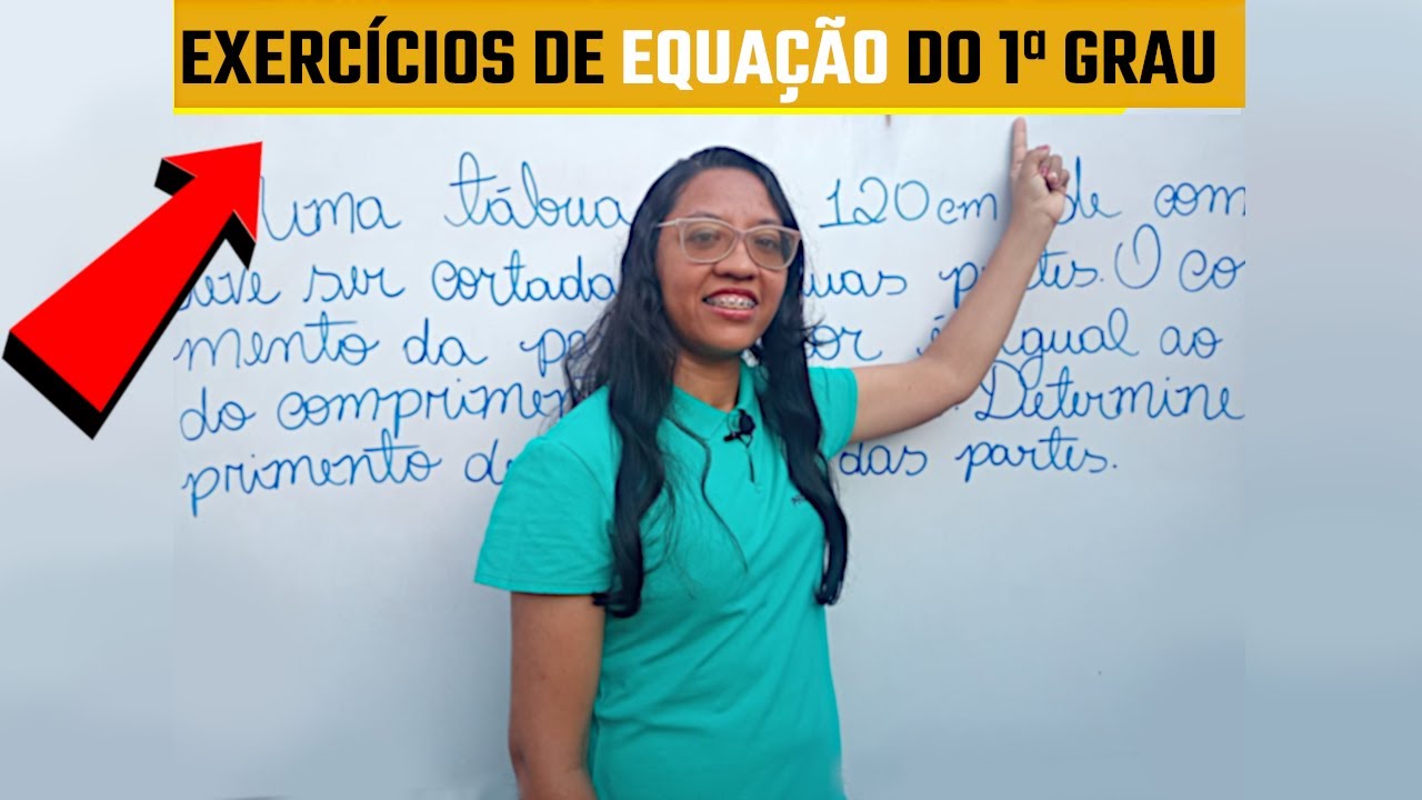 3 Melhores Exercicios de EQUAÇÕES do 1° GRAU Conteúdo NOVO sempre con qualidades