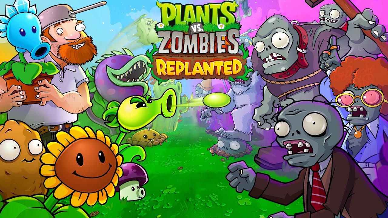 Plants vs Zombies Replanted - Full Game Walkthrough