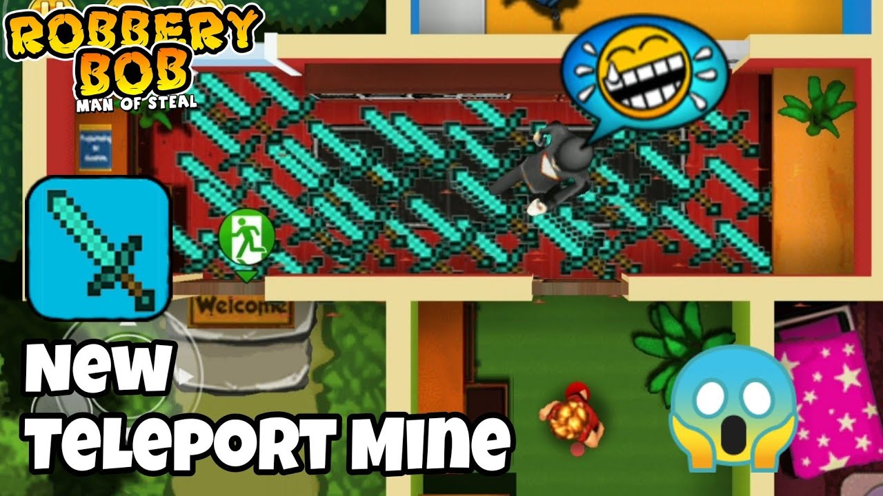 Robbery Bob - Batman Bob Combined With New Teleport Mine Part 1