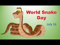 World Snake Day | July 16th 2022 | 12 Interesting Snake Facts You Didn't Know | Snakes Need Our Help