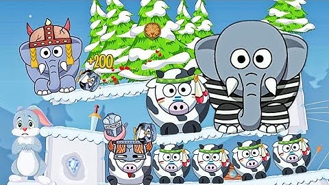 Animals VS Elephant: Puzzle #9. ~ News Gameplay 2022 ~ iOS, Walkthrough, Android game