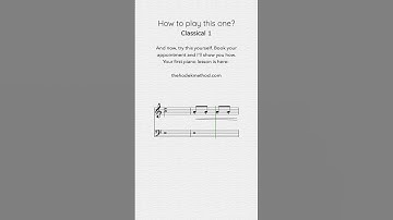 Classical Piano 1: The First Articulation Rule You MUST Follow