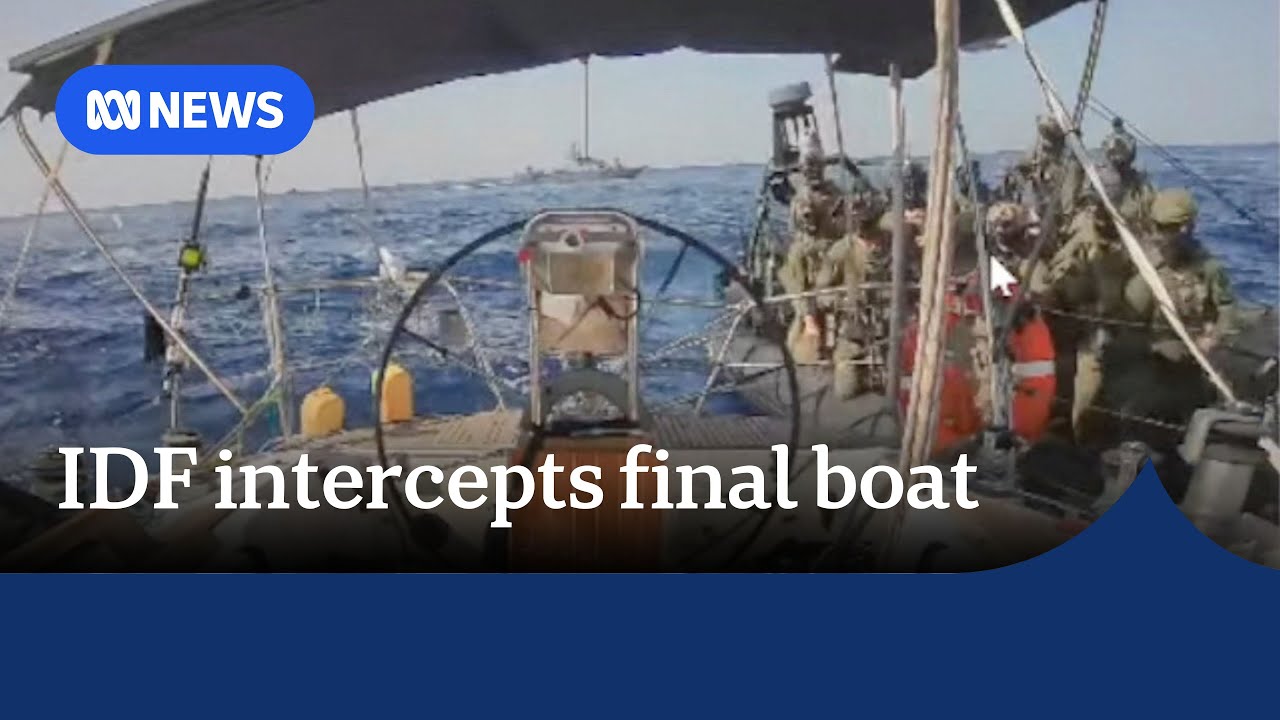 Israeli military intercepts last flotilla boat with Australian on board |