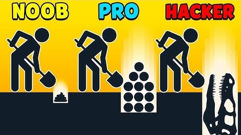 NOOB Vs PRO Vs HACKER I Dig Deep @mrgames3d #digdeep #games #mrgames