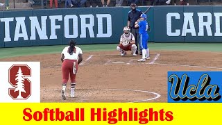 #12 UCLA vs #5 Stanford Softball Game 1 Highlights, April 19 2024