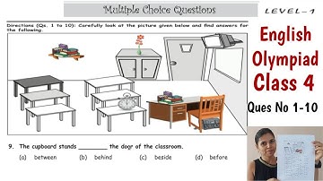 Olympiad Exam For Class 4 English 2023 |  English Olympiad Mock Test for Class 4 | IEO Class 4