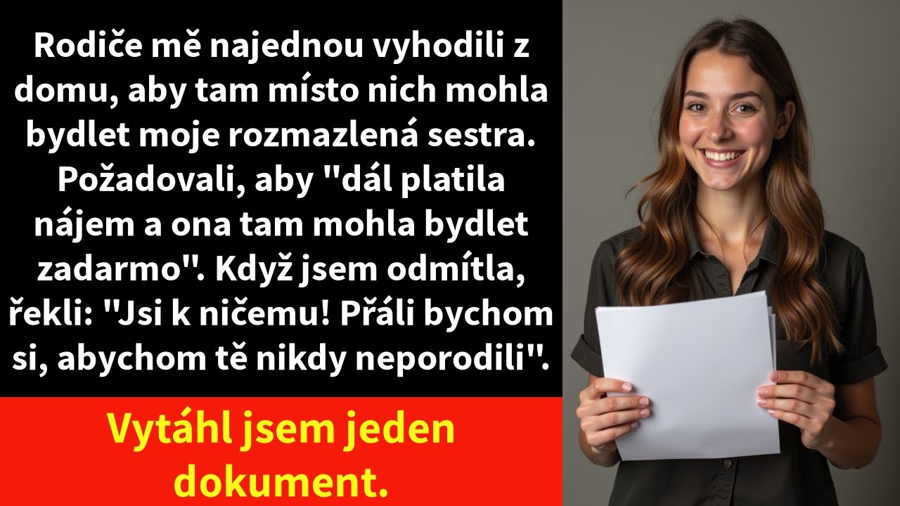 „Chci, abys platila 1250 dolarů měsíčně za byt, kde bude bydlet tvoje sestra zadarmo. A ty se odstěhuj." Můj otec vždycky říkal, že rodina je na prvním místě. Přesně to jsem dělala celý život –...