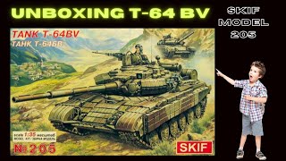 T-64 BV Tank, Skif 1/35 Unboxing. Primo appuntamento