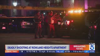 1 killed, 1 hospitalized in apartment complex shooting in L.A. County 