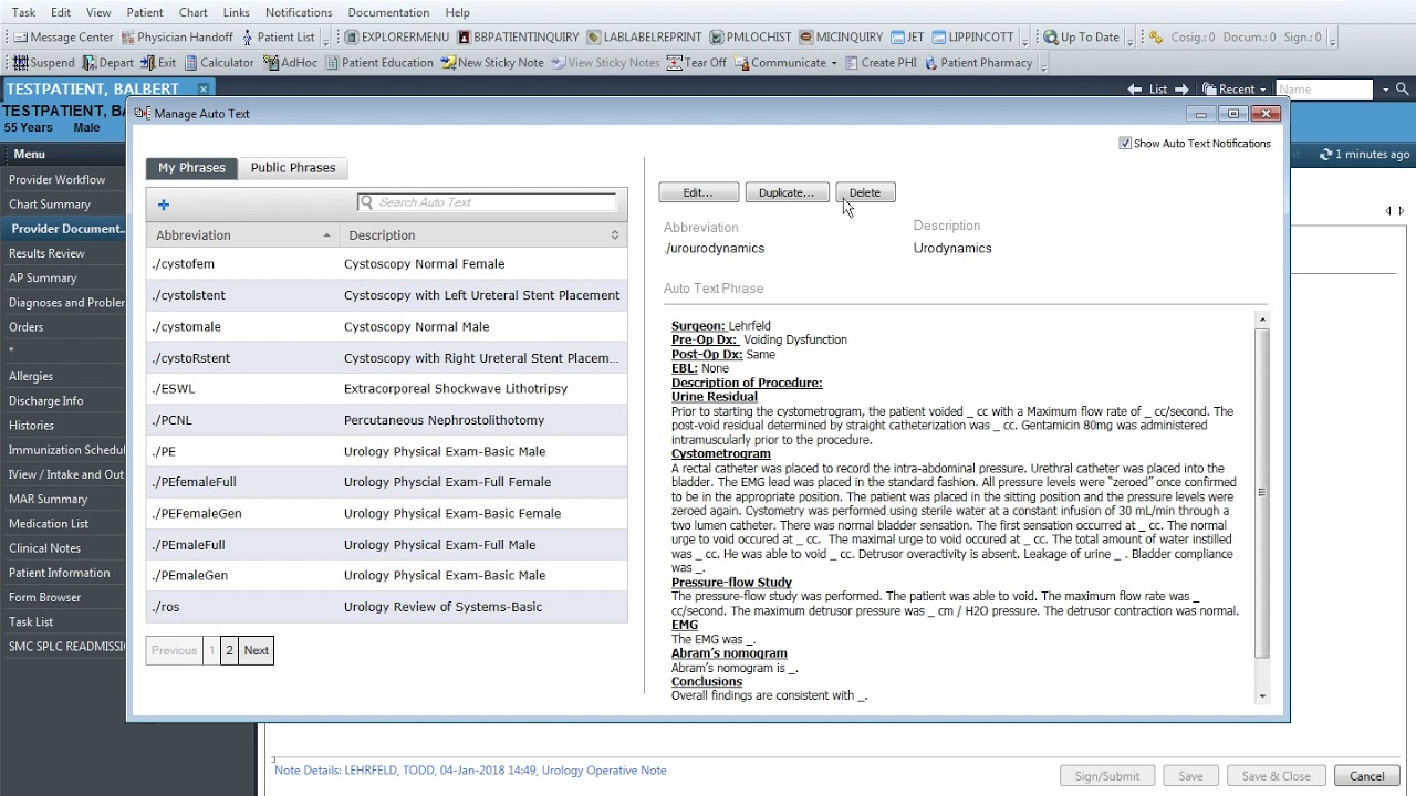 Shore Cerner Autotext primer - YouTube