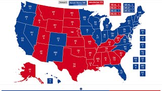 2008 US Election Timelapse