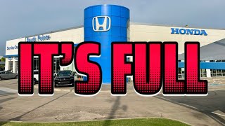 Honda Dealerships Completely Full Now