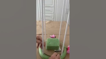 Make an elevated centerpiece from Dollar Tree Supplies