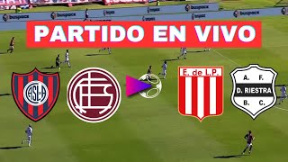 🔴 SAN LORENZO vs LANUS conexión ESTUDIANTES LP vs DEPORTIVO RIESTRA | LIGA PROFESIONAL | EN VIVO