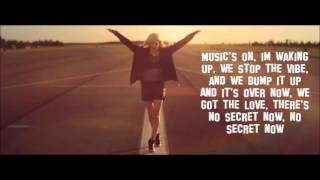 Burn-Ellie Goulding Lyrics on screen