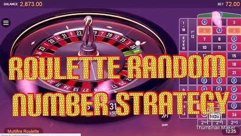 Roulette Random Number Strategy 2020 | 95% working