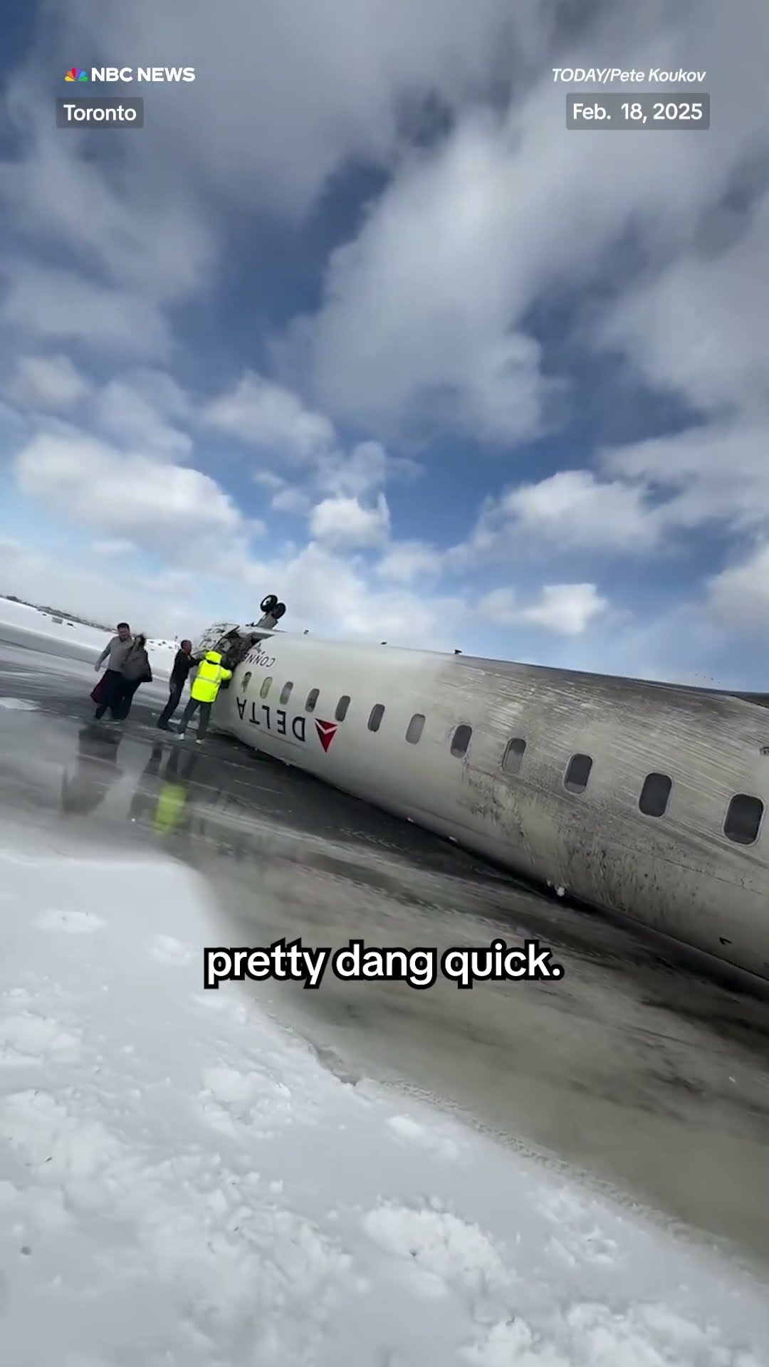 Passenger describes moment plane flipped on Toronto runway