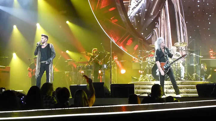 Queen + Adam Lambert - Somebody to Love HD @ IZOD, NJ 2014
