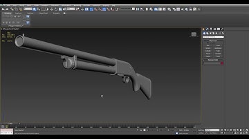 3D modeling M37 Shotgun.