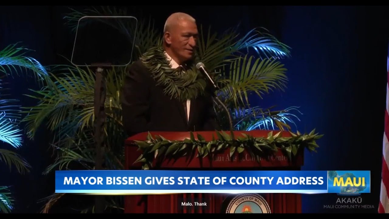 Maui mayor sets housing and rebuilding as top priorities in 2026 State of the County Address