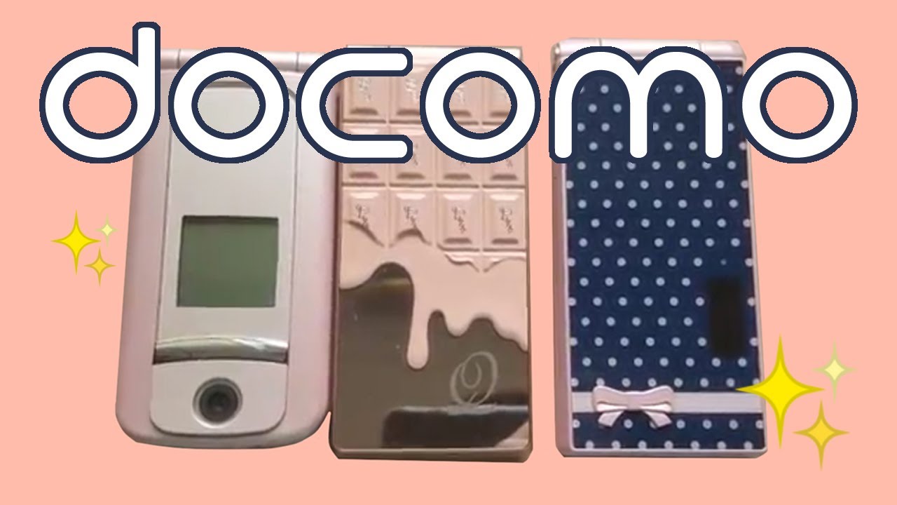 ✨docomo Japanese flip phone demo!✨ 
