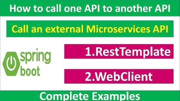 @RestTemplate @WebClient RestTemplate and WebClient use with example