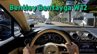 Bentley Bentayga W12 POV dirve in seoul.