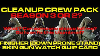 BRAND NEW Cleanup Crew Pack Finishing Move - Call of Duty Modern Warfare