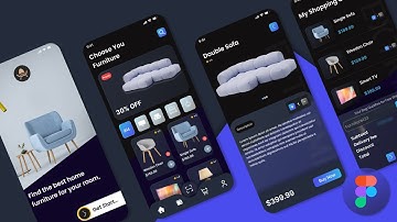 Figma UI design Tutorial For Beginners | Create Furniture Mobile App UI design