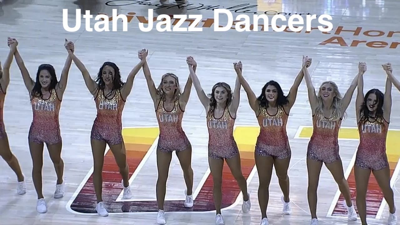 Utah Jazz Dancers - NBA Dancers - 1/20/2020 dance performance -- Jazz vs Pacers
