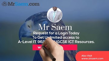 IGCSE ICT 0417 AND A-LEVEL IT 9626 RESOURCES