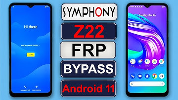 Symphony Z22 Frp Bypass Android 11 | All Symphony Android 11 Bypass FRP Google Account Without PC |✅
