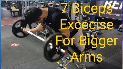 7 Biceps Excecise For Bigger Arms (Don