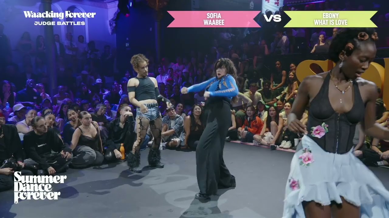 Sofia & Waabee vs Ebony & What Is Love JUDGE BATTLE Waacking Forever | Summer Dance Forever 2025