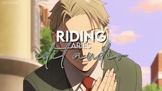edit audio - riding (aries)