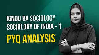 IGNOU BA Sociology PYQ Analysis 2026🔥 Sociology of India 1 Important Questions Malayalam