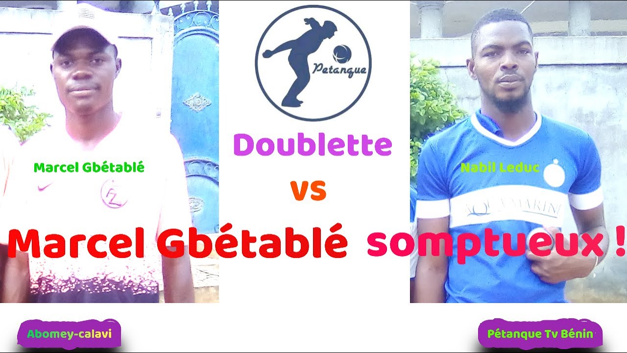 Miniature : Pétanque 2022 Doublette : 97 % de tirs réussis pour Marcel Gbétablé !