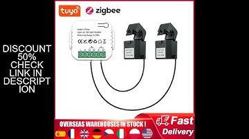 Tuya ZigBee Smart Energy Meter Solar PV System Power Production Consumption Bidirectional Monitoring